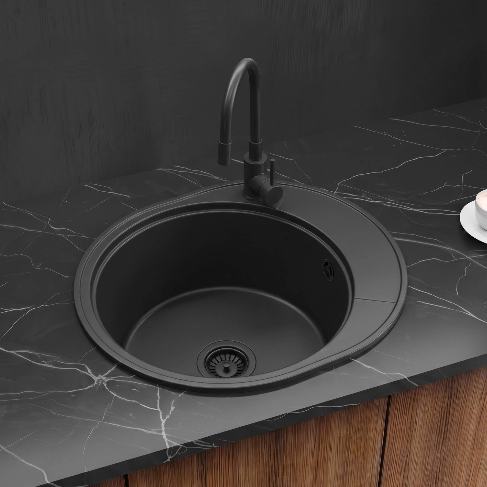 Aranżacja 2 - zlew granitowy Sink Quality Oval